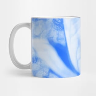 Abstract Bauhinia flower in blue Mug